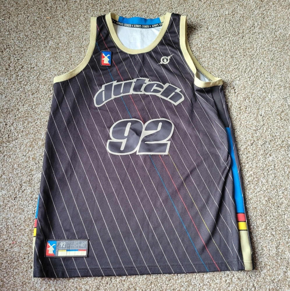 Dutch bros brown basketball unisex jersey